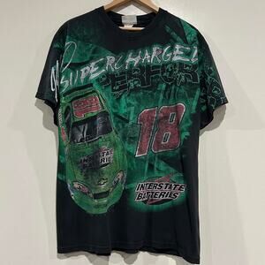 Vintage Interstate Batteries Supercharged AOP Racing Tee Shirt
